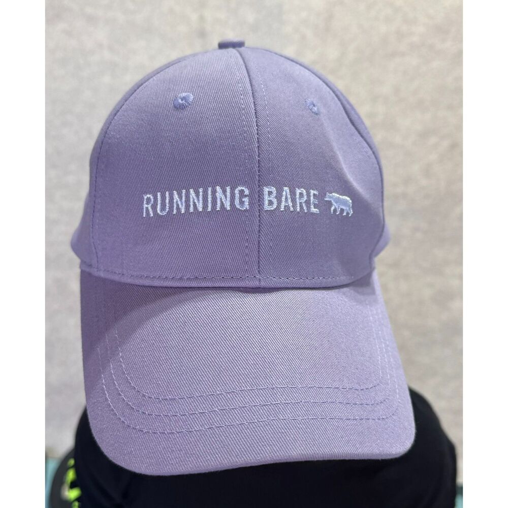 Running Bare Womens Baseball Cap Lavender‎ Purple Cotton Adjustable Strap Hat